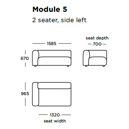Boketto Modular Sofa (Modules 1-8)