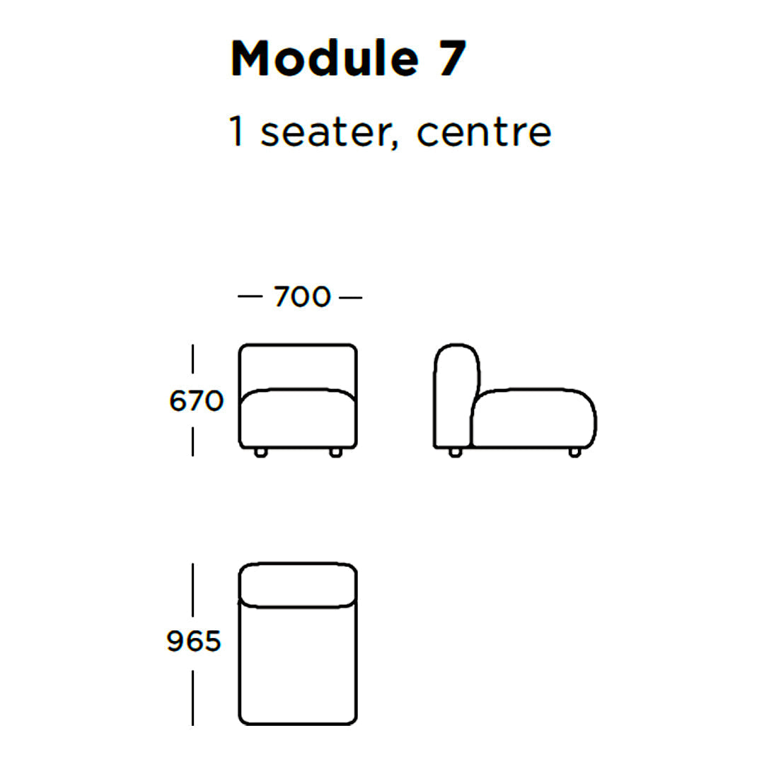 Boketto Modular Sofa (Modules 1-8)