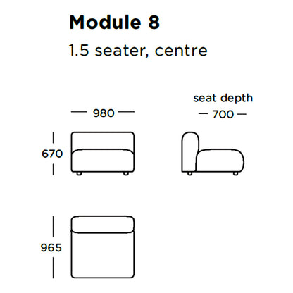 Boketto Modular Sofa (Modules 1-8)