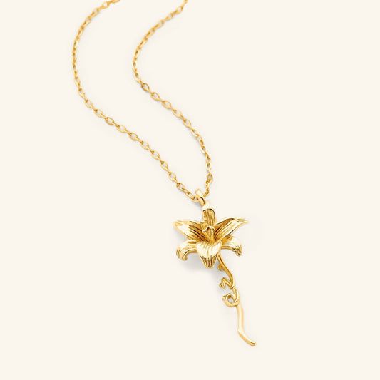 ‘Passion' Lily Necklace