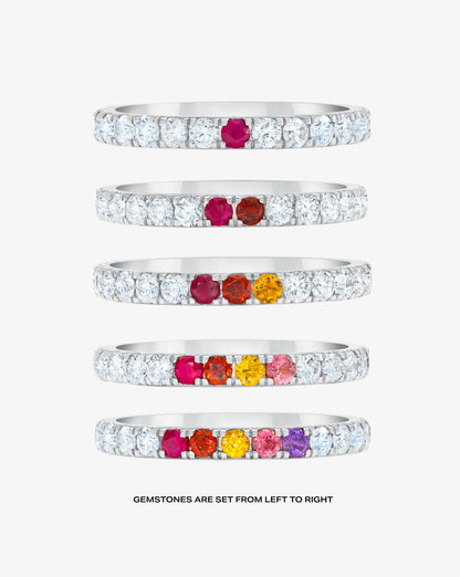 2.5 mm Personalized Classic Diamond Band | Platinum