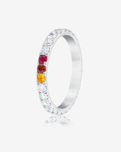 2.5 mm Personalized Classic Diamond Band | Platinum