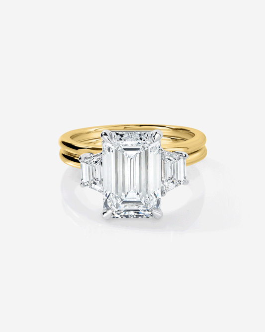 3.72 Emerald Lab Diamond in Whisper Thin® Embrace