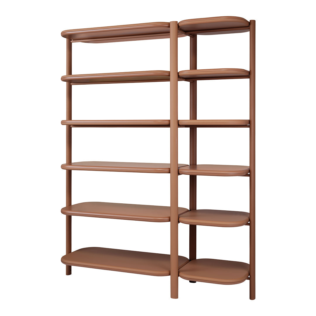 Anam Freestanding Bookcase - Lacquered Shelf