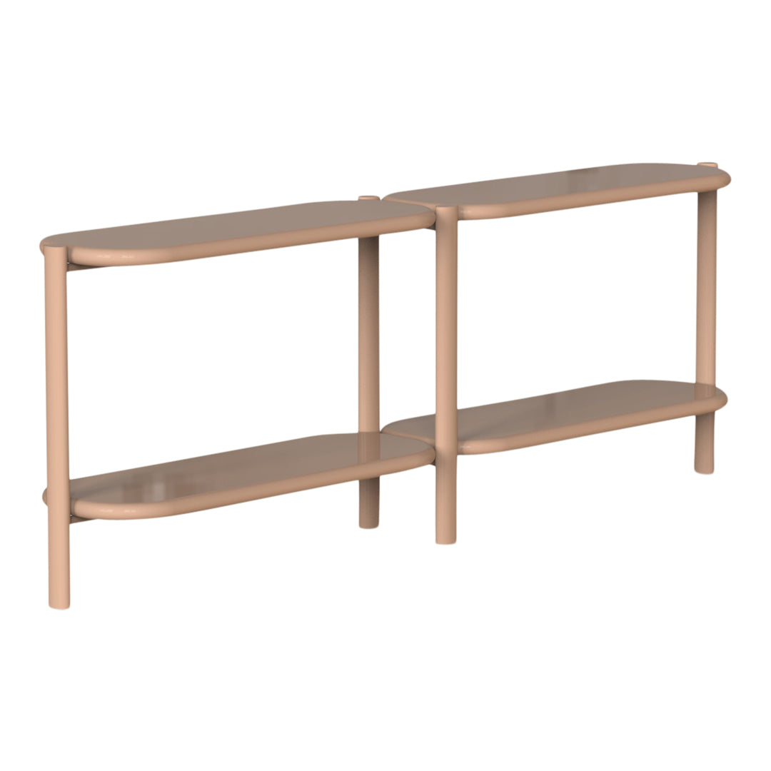 Anam Console - Lacquered Shelf