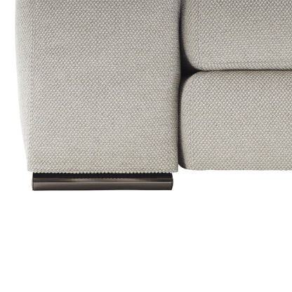 Ananta L-Shaped Sectional Sofa w/ Two Tables Composition