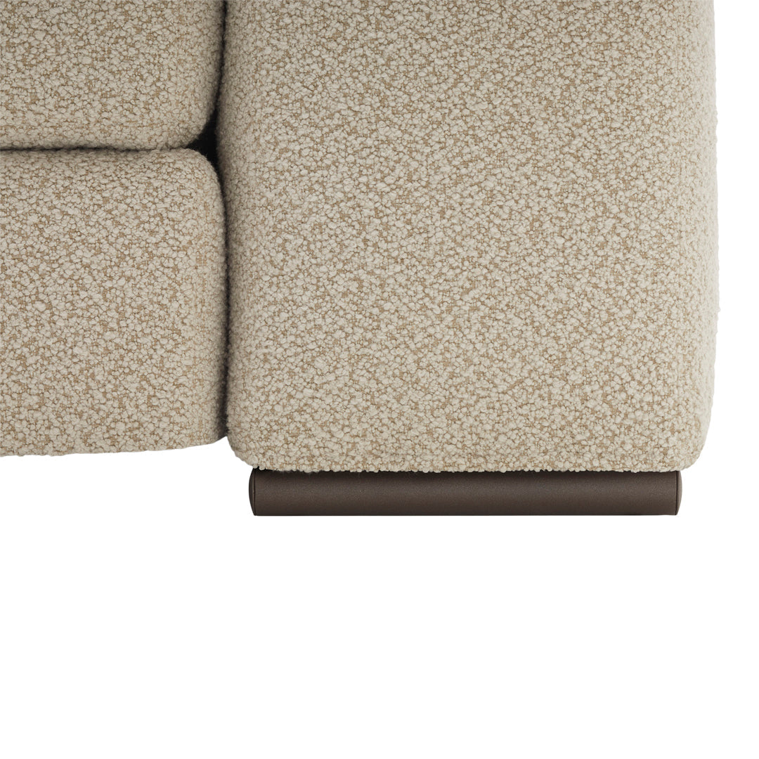 Ananta L-Shaped Sectional Sofa w/ Two Tables Composition