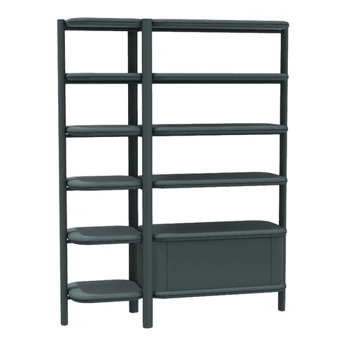 Anam Freestanding Bookcase - Lacquered Shelf