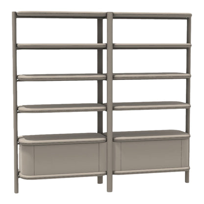 Anam Freestanding Bookcase - Lacquered Shelf