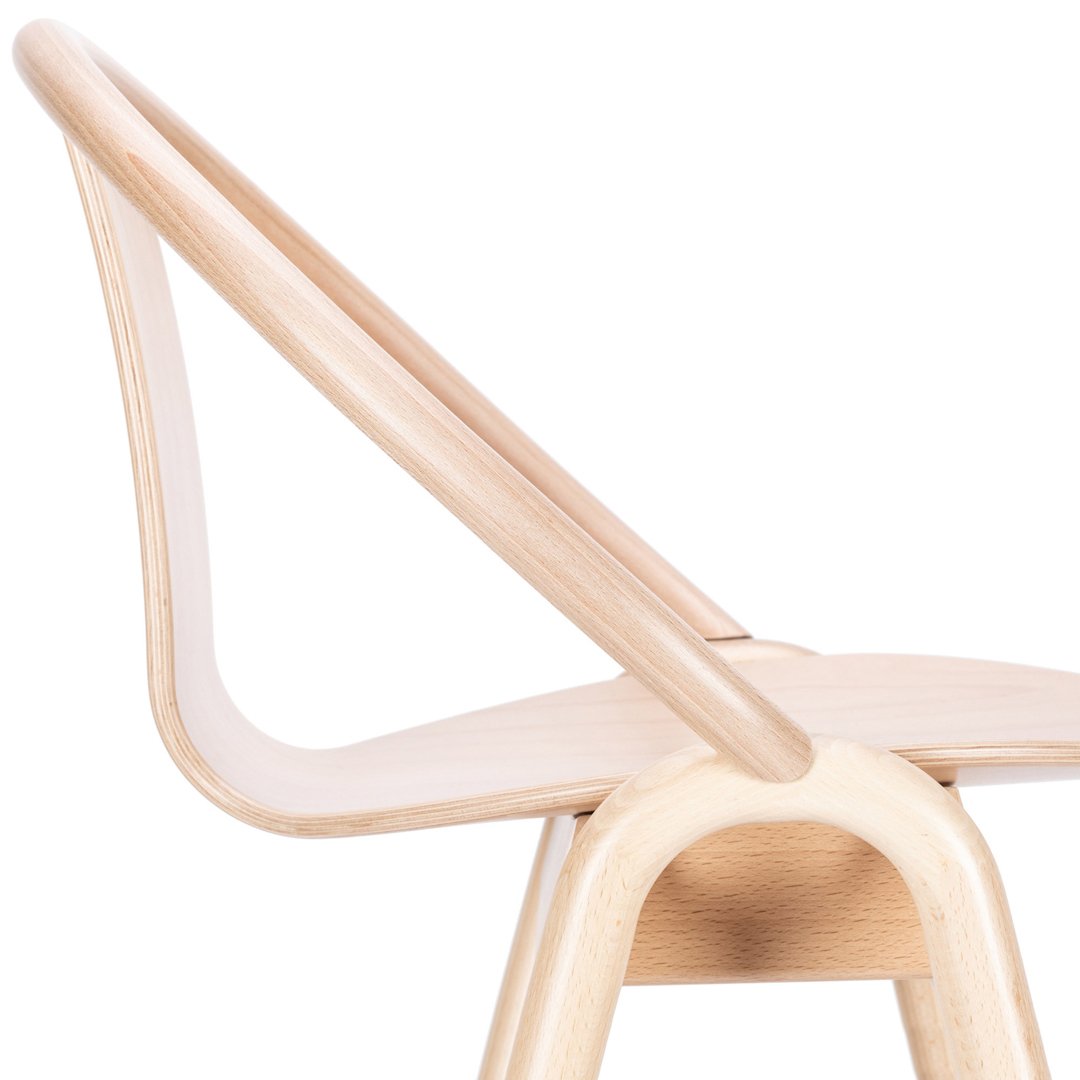 Again Barstool - Beech Frame