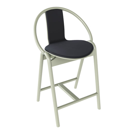 Again Counter Stool - Upholstered - Beech Pigment Frame