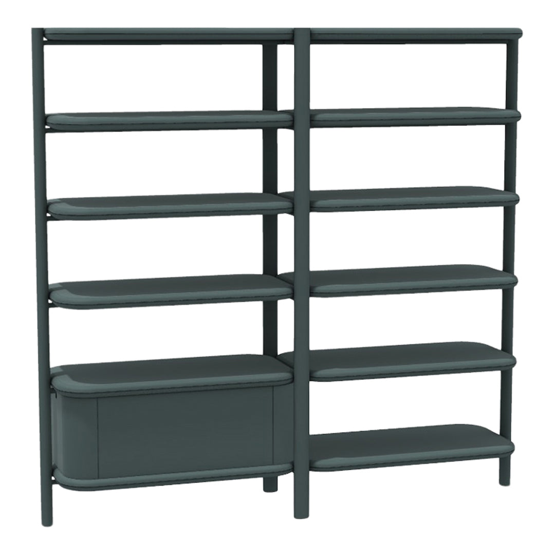 Anam Freestanding Bookcase - Lacquered Shelf