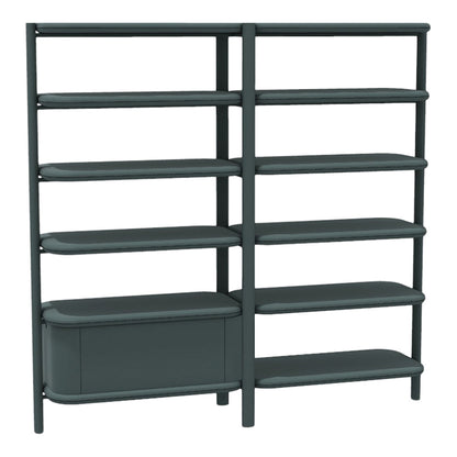 Anam Freestanding Bookcase - Lacquered Shelf