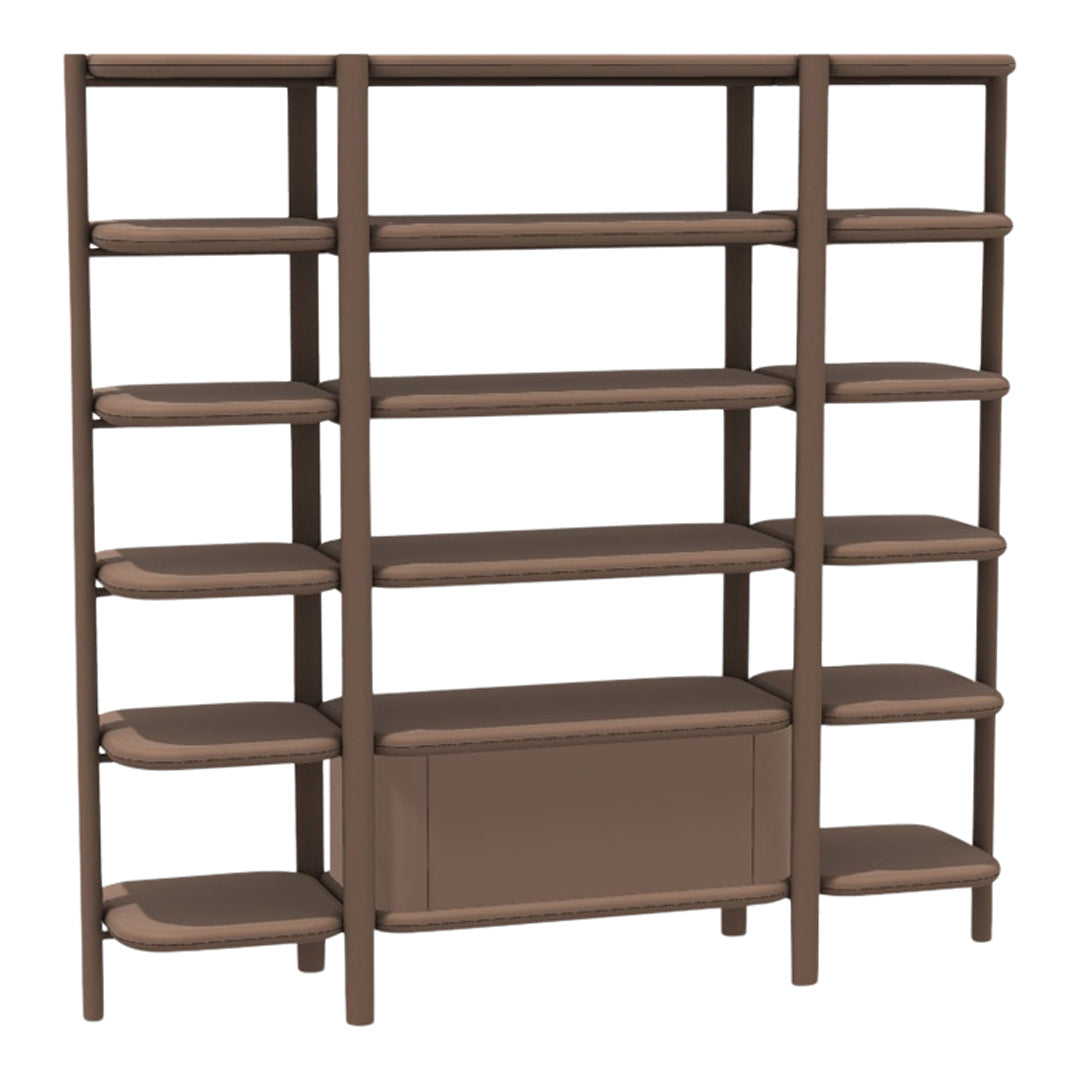 Anam Freestanding Bookcase - Lacquered Shelf