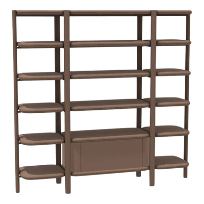 Anam Freestanding Bookcase - Lacquered Shelf