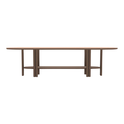 Anam Dining Table - Glass Top - Oval