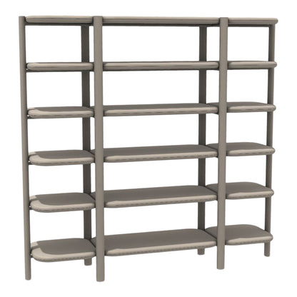 Anam Freestanding Bookcase - Lacquered Shelf