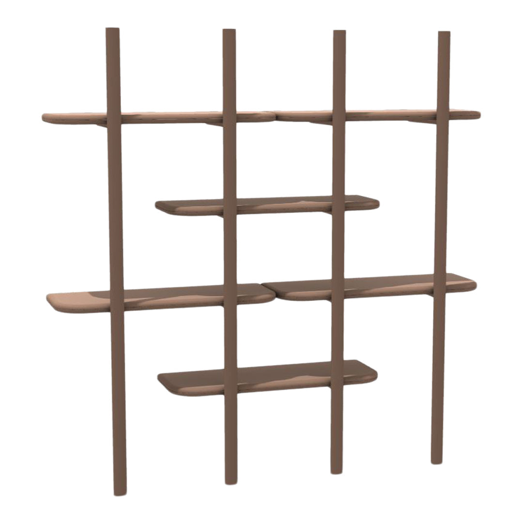 Anam Modular Bookcase - Composition One - Lacquered Shelf
