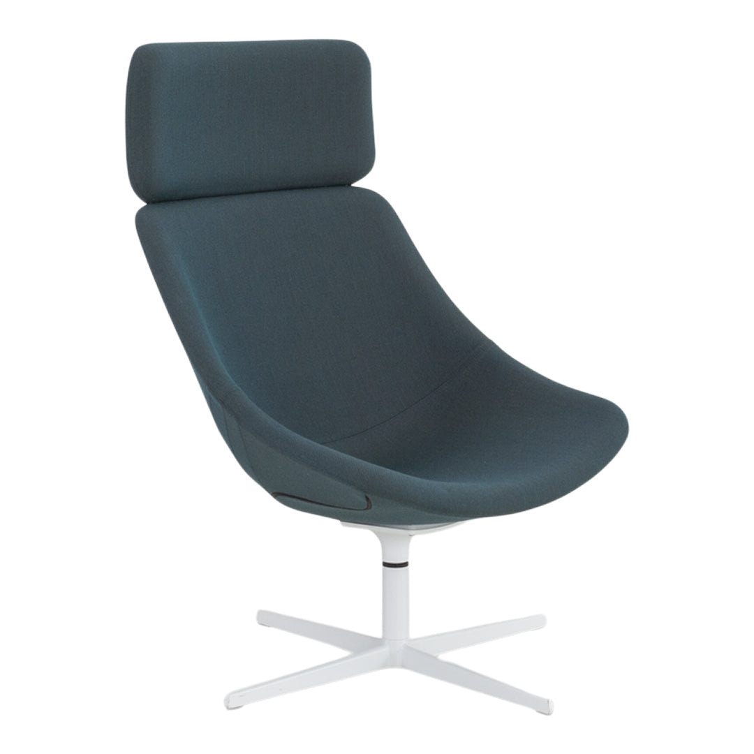 Auki Lounge Chair w/ Headrest - 4-Star Base