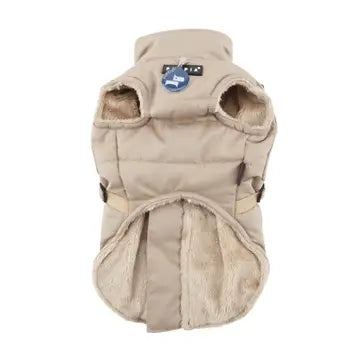 Puppia Wilkes Winter Dog Coat Integrated Harness