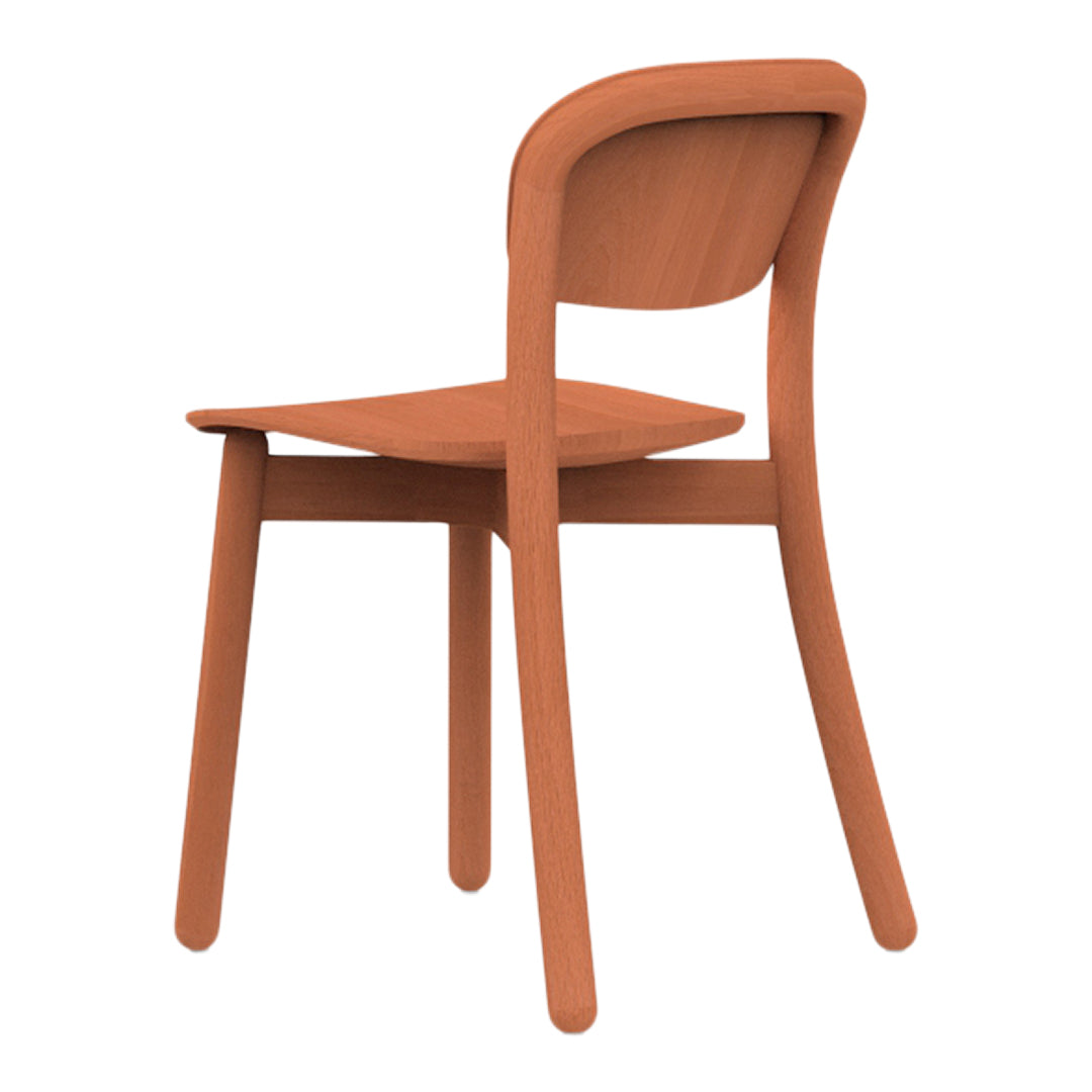 Beech Side Chair Closed Back