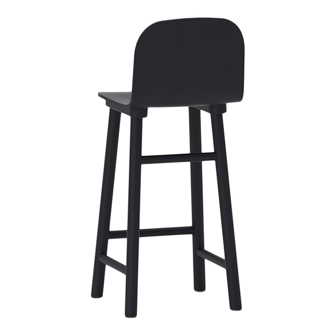 Beech Shell 65 Counter Stool - High Back