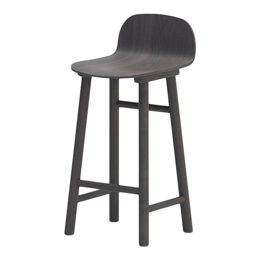 Beech Shell 65 Counter Stool - Low Back