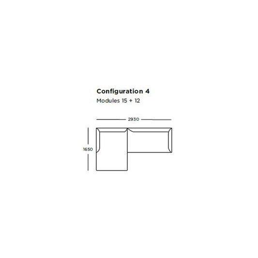 Blade Pre-configured Sofa - Setup 4