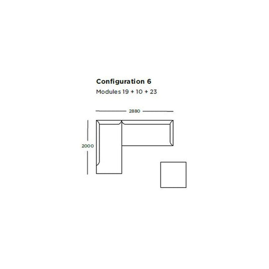 Blade Pre-configured Sofa - Setup 6