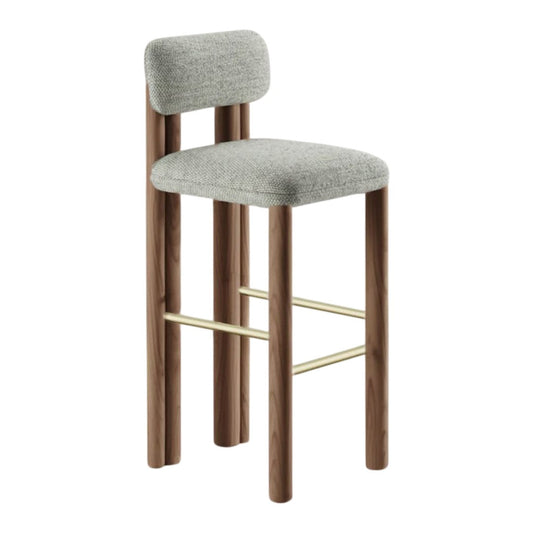 Camelia Counter Chair - Wood Legs
