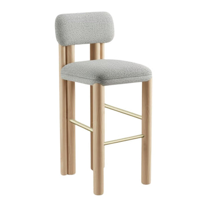 Camelia Counter Chair - Wood Legs
