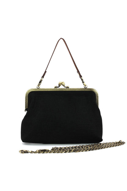 Celestial Mushroom Kiss Lock Bag