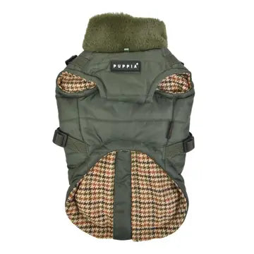 Puppia Donavan Winter Dog Coat Integrated Harness