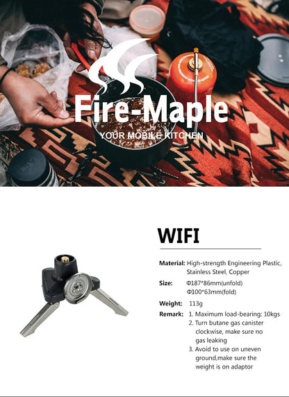 FIREMAPLE Cassette Canister Adaptor