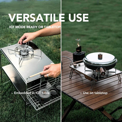 FIREMAPLE GeoHeat Desktop IGT Foldable Stove