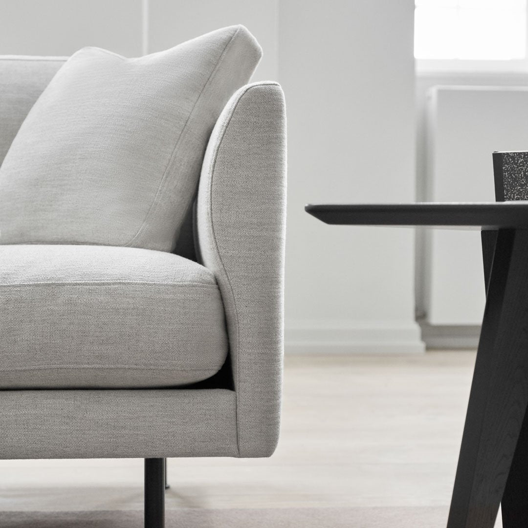 Calmo Sofa 95 - 2-Seater - Metal Base