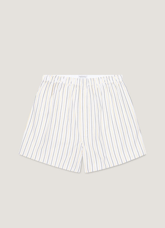 Mens Classic Boxer Shorts In White Blue Green Mbox4700 Stnz