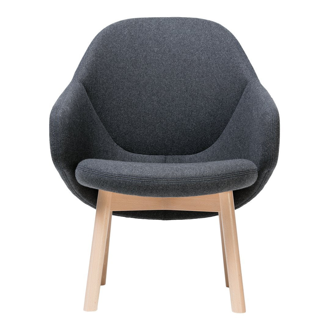 Albu Lounge Armchair - Oak Frame
