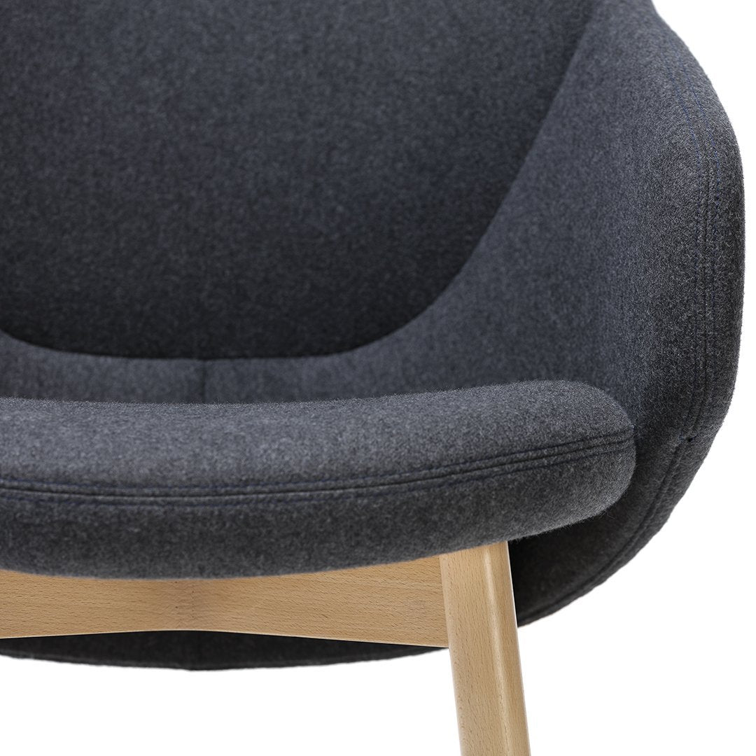 Albu Lounge Armchair - Oak Frame