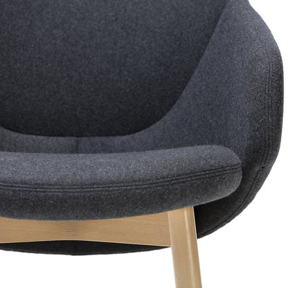 Albu Lounge Armchair - Beech Frame