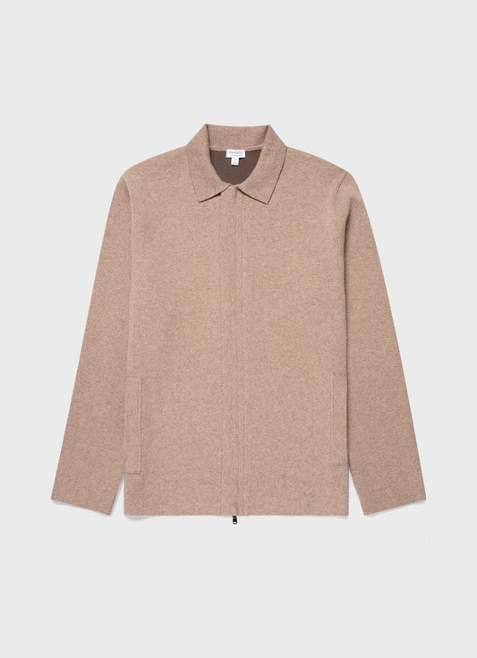 Mens Double Faced Jacket In Sandstone Mjac7117 Brfc