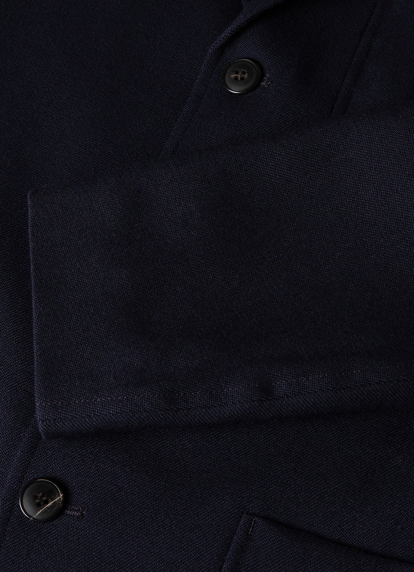 Mens Wool Twill Blazer In Dark Navy Mjac7123 Bujf