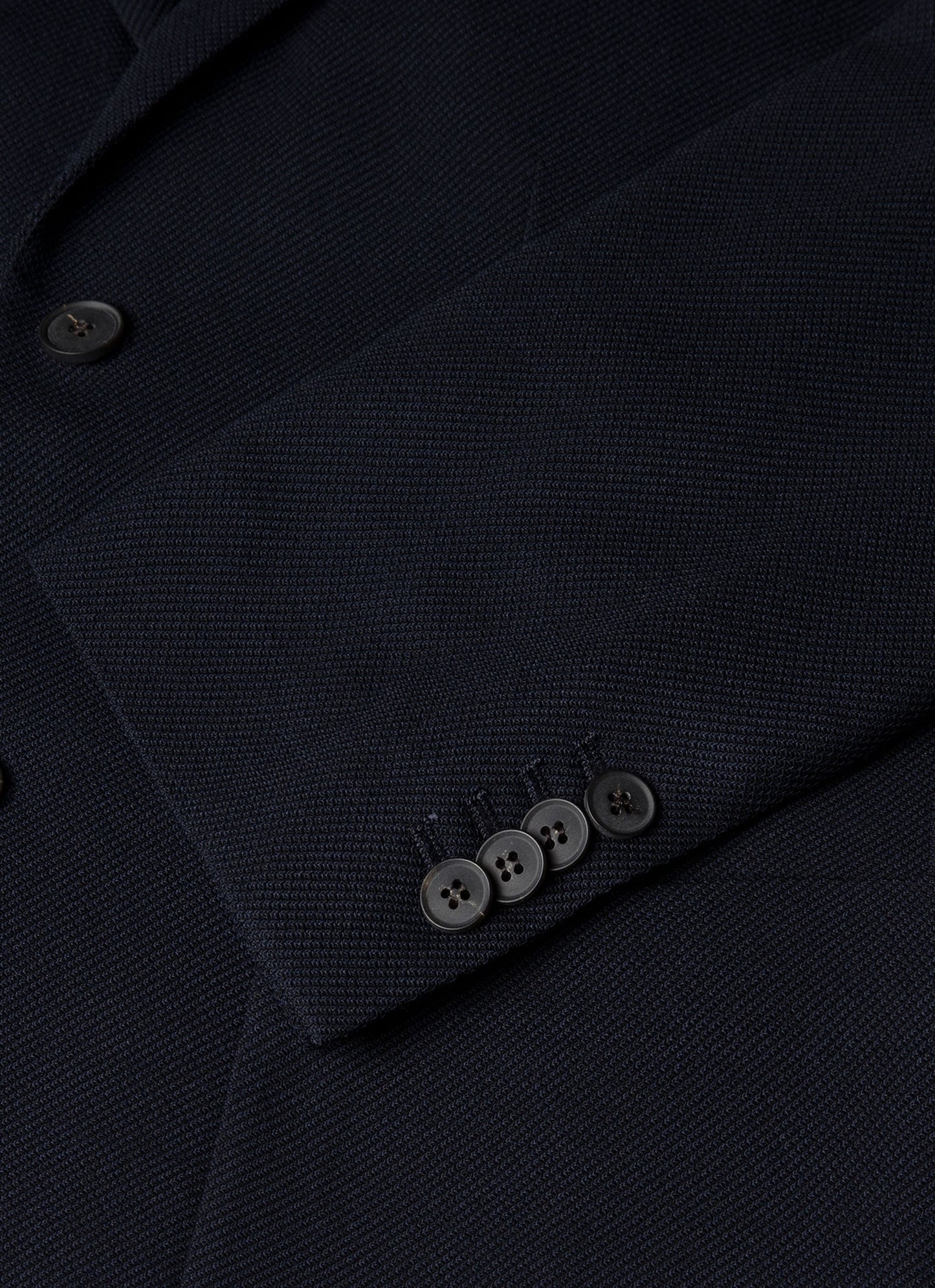 Mens Textured Wool Blazer In Navy Mjac7188 Buaa