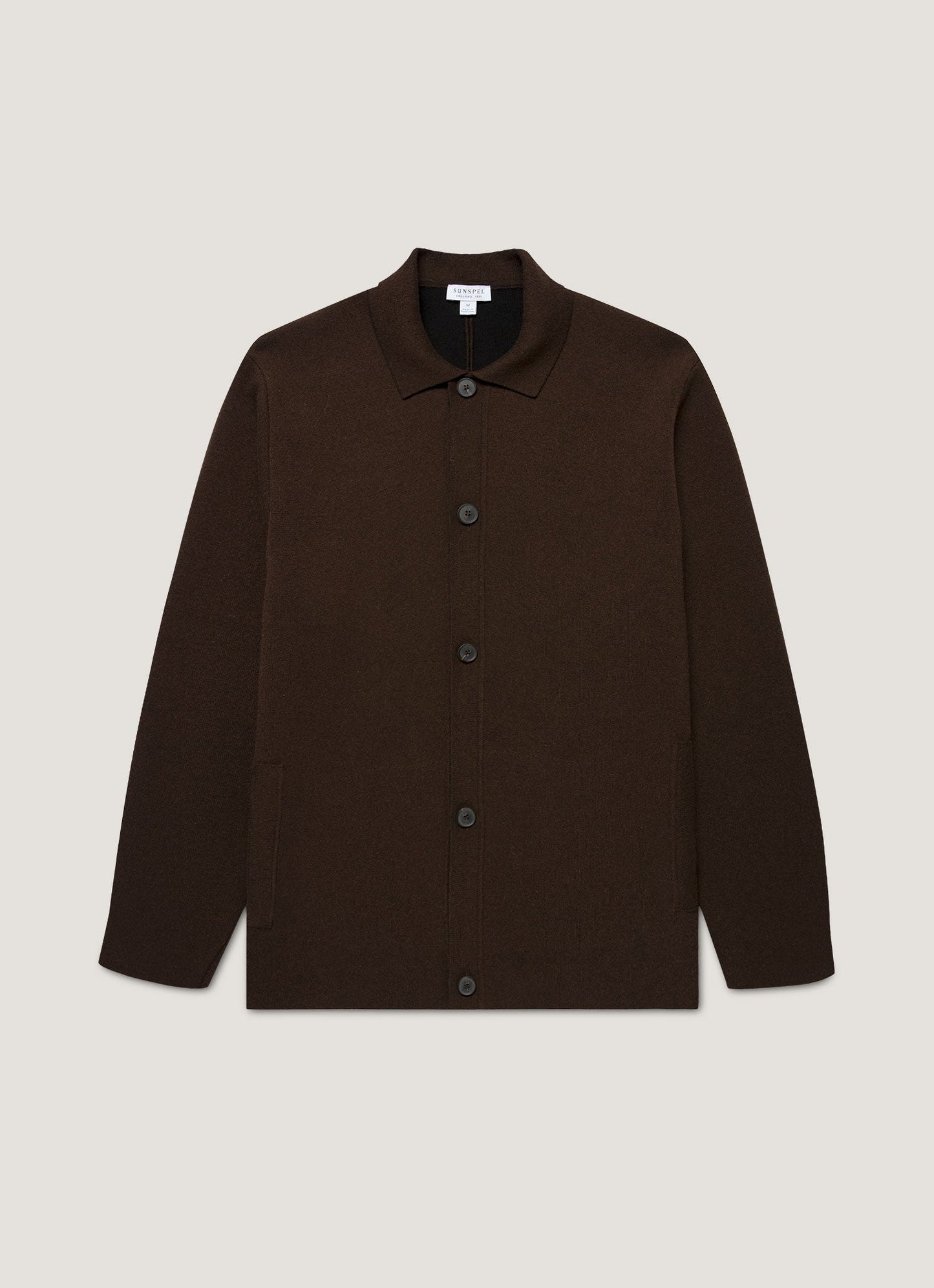 Mens Double Faced Jacket In Truffle Mjac8289 Brgd