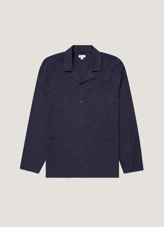 Men S Pyjama Shirt In Navy