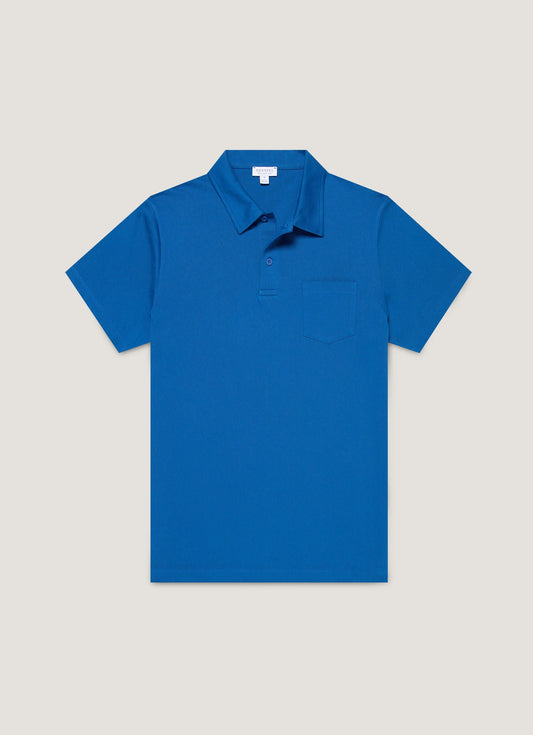 Mens Riviera Polo Shirt In Cobalt Mpol1026 Buwp