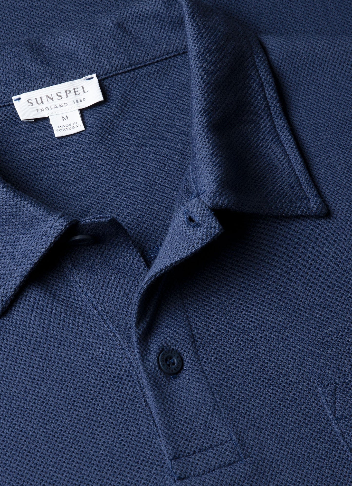 Mens Riviera Polo Shirt In Ink Blue Mpol1026 Buwx
