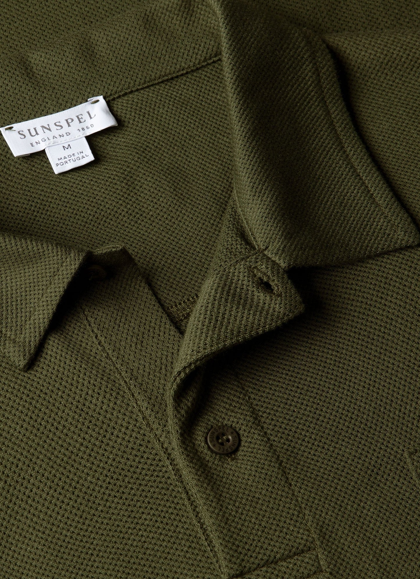 Mens Riviera Polo Shirt In Deep Olive Mpol1026 Gniz