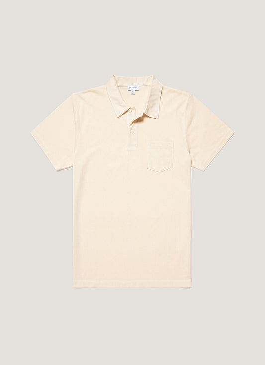 Men S Natural Riviera Polo Shirt In Undyed Mpol1026U Nuab