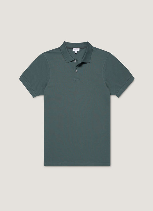 Mens Pique Polo Shirt In Dark Petrol Mpol1028 Gnit
